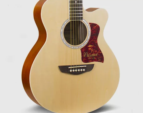 卡斯摩正品 40寸缺角民谣吉他 初学入门木...