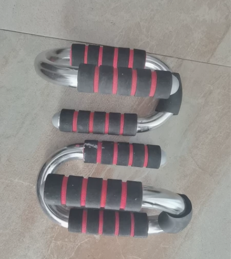 俯卧撑支架男建健身器材家用锻炼胸肌腹健轮钢...