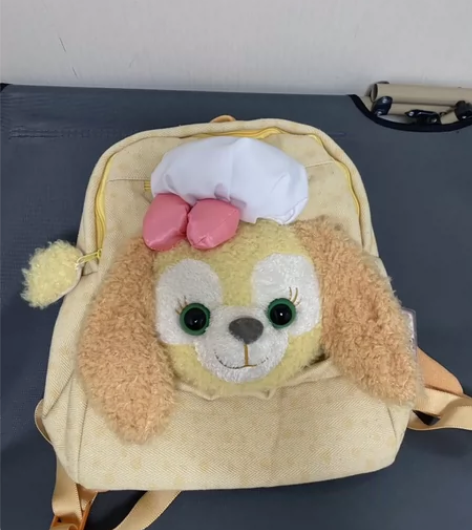 捡漏，饼饼双肩包轻便大容量甜美卡通可爱书包...