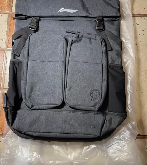 李宁cba球员篮球训练包,双肩包,大容量、...