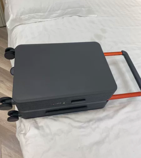 【超强承重】灰色24寸行李箱20寸拉杆箱高...