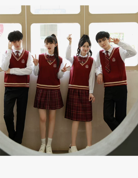 红歌合唱团诗歌朗诵演出服成人高初中学生运动...