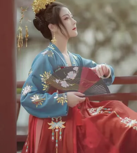如梦霓裳汉服女齐胸襦裙[胡云谣]敦煌元素烫...