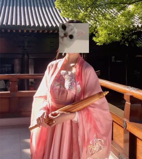 妃亦坊原创汉服女【妃子笑】唐制诃子裙重工刺...