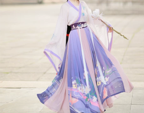 古装汉服女正品原创晋制交领齐腰襦裙超仙中国...