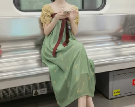 绿色汉服夏款女中国风改良唐制齐胸襦裙古装上...