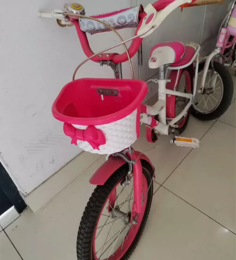 永久16寸儿童自行车， 女童最喜欢的粉色，...