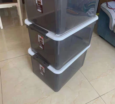 【未拆封】55L禧天龙收纳箱高透可视收纳箱...