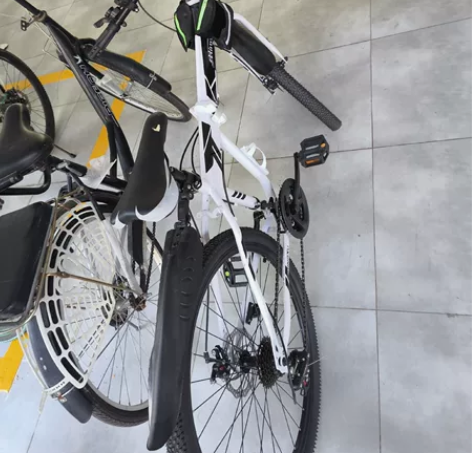 山地折叠自行车 可变速,可折叠,98新,用...