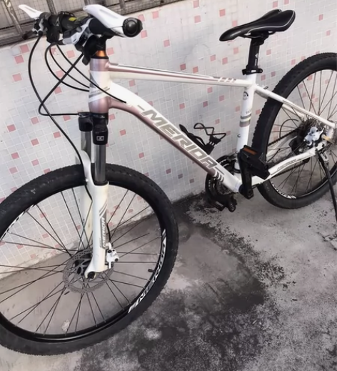 美利达公爵600山地自行车,27速油刹17...