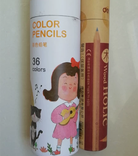 作业帮周边栗百物36色彩铅，20出 得力1...