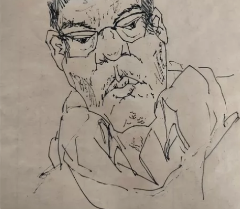 肖像画《沉默的男人》 感兴趣的话点“我想要...