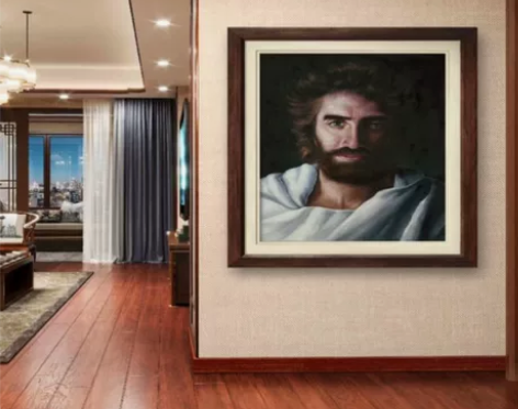 世界名画 巴洛克艺术大师萨索费拉托人物油画...