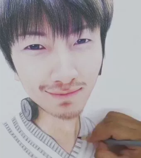 素描画像彩铅画纯手绘照片真人代 尺寸 ...