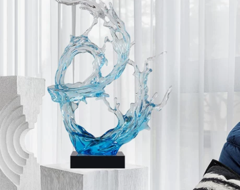 艺术雕塑入户门玄关装饰品客厅电视柜摆件