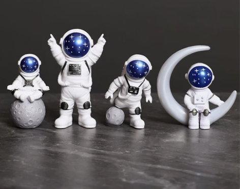 【清仓捡漏】4件套 宇航员摆件小太空人模型...