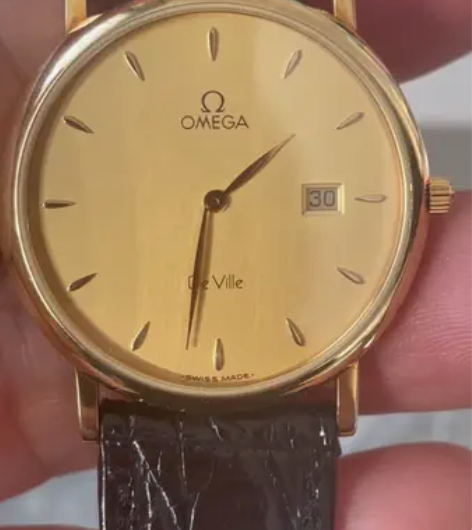 全套9.8成新的Omega欧米茄18K黄金...