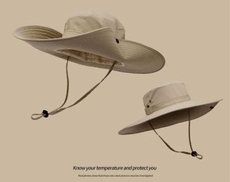 帽子女大檐户外防紫外线遮阳帽男款钓鱼登山防...