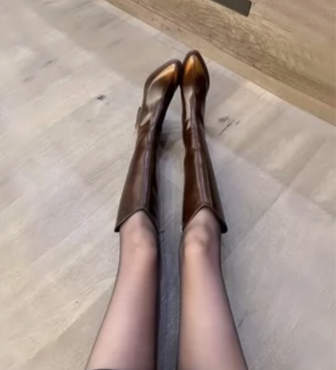 小红书种草的长靴 好看 显腿型 36码 穿...