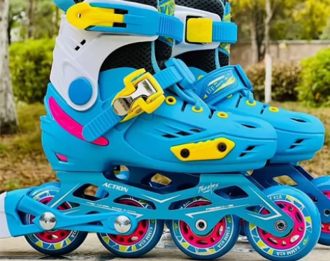 【全新正品】动感精灵2轮滑鞋溜冰鞋直排轮旱...