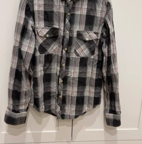 95新ZARA男衬衣 100%棉 肩46 ...