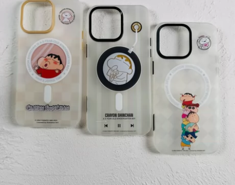 洛克苹果15promax蜡笔小新磁吸手机壳...