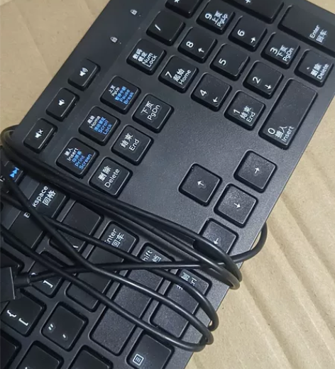 戴尔有线键盘KB216d1矮键位超薄款成色...