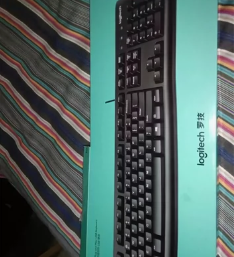 罗技K120 键盘 全新仅拆封 顺路可送 ...