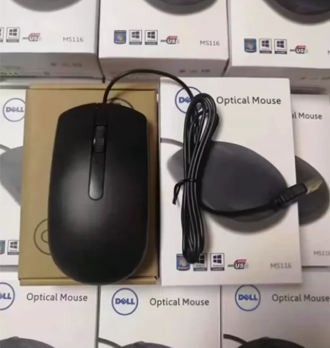 经销商项目剩余戴尔MS116有线usb口鼠...