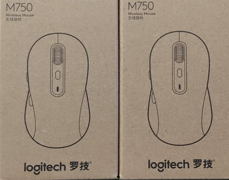 罗技M750L大手型无线蓝牙双模鼠标黑色罗...