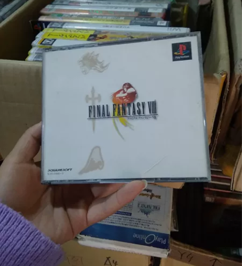 索尼ps1最终幻想8 箱说全 日版正版游戏...