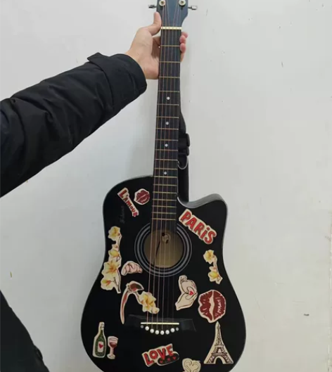 吉他 二手九成新初学者41寸亮光单板