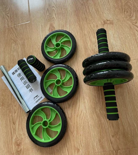 李宁三轮健腹轮全新原包装 PVC外圈耐磨抗...