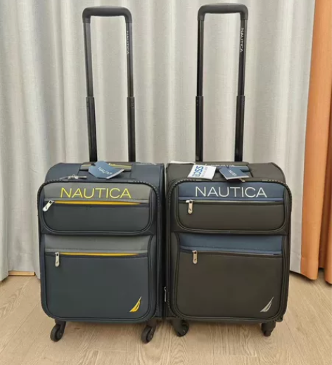 20寸诺帝卡软壳的拉杆箱登机箱 包身正面是...