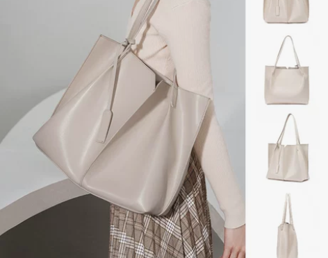 茵曼女单肩包 上课通勤百搭高级感电脑包大容...