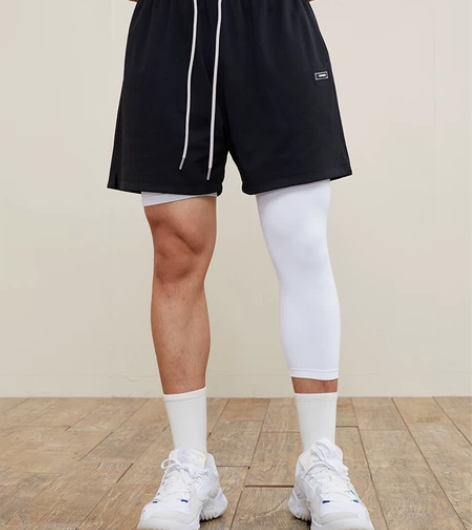 美式单腿裤篮球紧身裤七分NBA同款男五分裤...