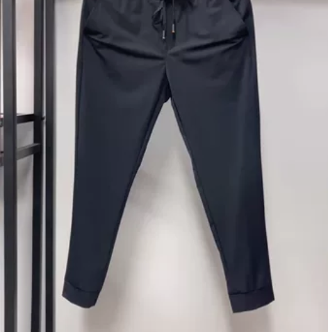 海澜之家??男士夏季薄款高弹九分裤运动裤休...