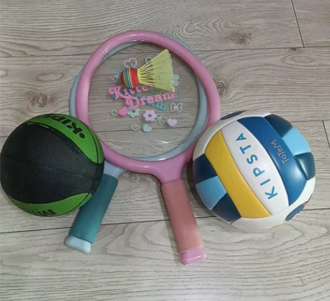 运动类幼儿羽毛球，排球，迷你篮球，保龄球，...