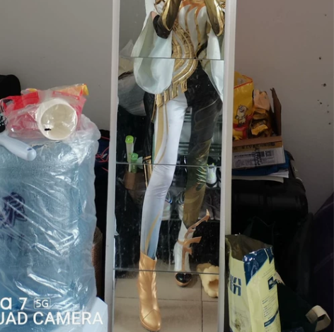 出租王者荣耀东方镜FMVP炽阳神光cos ...