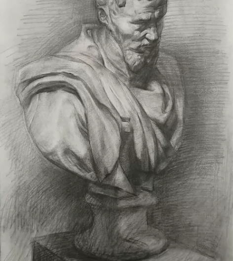 手绘素描PS代画人物画肖像画真人照片转手绘...