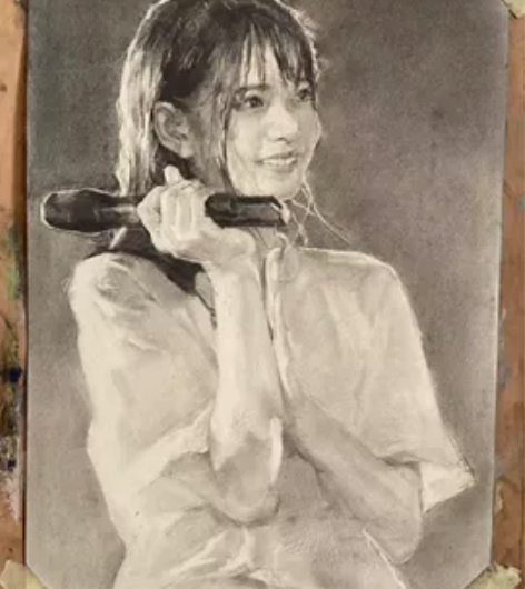 素描接单素描头像定制头像半身像临摹照片都可...