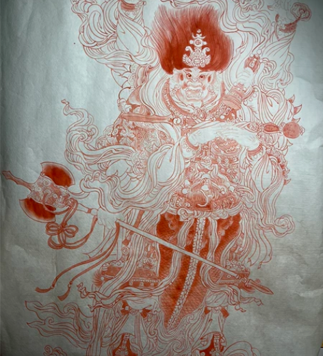 代画工笔人物 山水花鸟 没骨白描 价优时短...