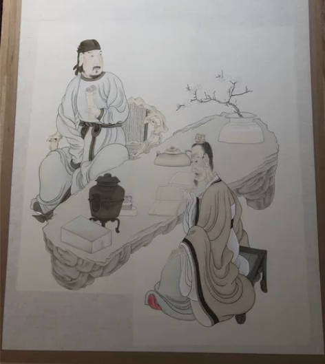 自己画的纯手绘假一赔百工笔人物画古代文化精...