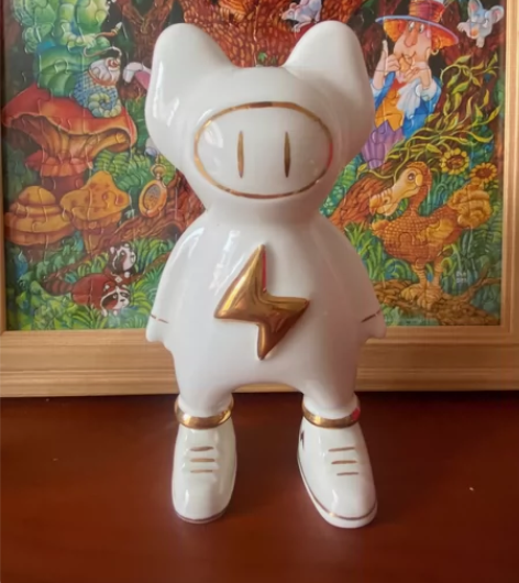 陶瓷玩偶送礼佳品小朋友最爱书房玄关摆设景德...