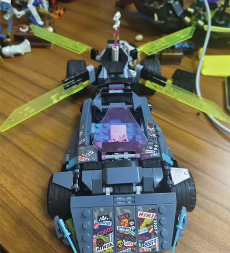 乐翼牌忍者改装赛车11487 二手已拼 贴...