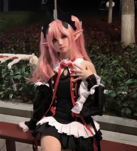 出克鲁鲁cos服m码130半包 没有假牙和...