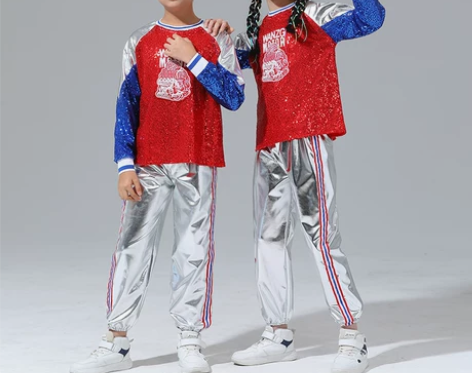 元旦儿童表演服爵士舞幼儿园啦啦操舞蹈服小学...