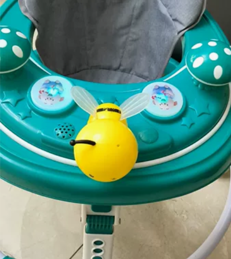 婴儿学步车,3档高低可调,可折叠,有音乐按...