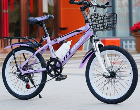 自行车儿童女孩7-15岁男孩中大童碟刹变速...