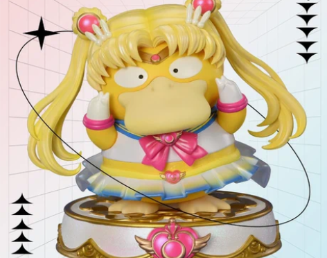 萌龙模玩GK 2.0超级水兵月可达鸭手办 ...